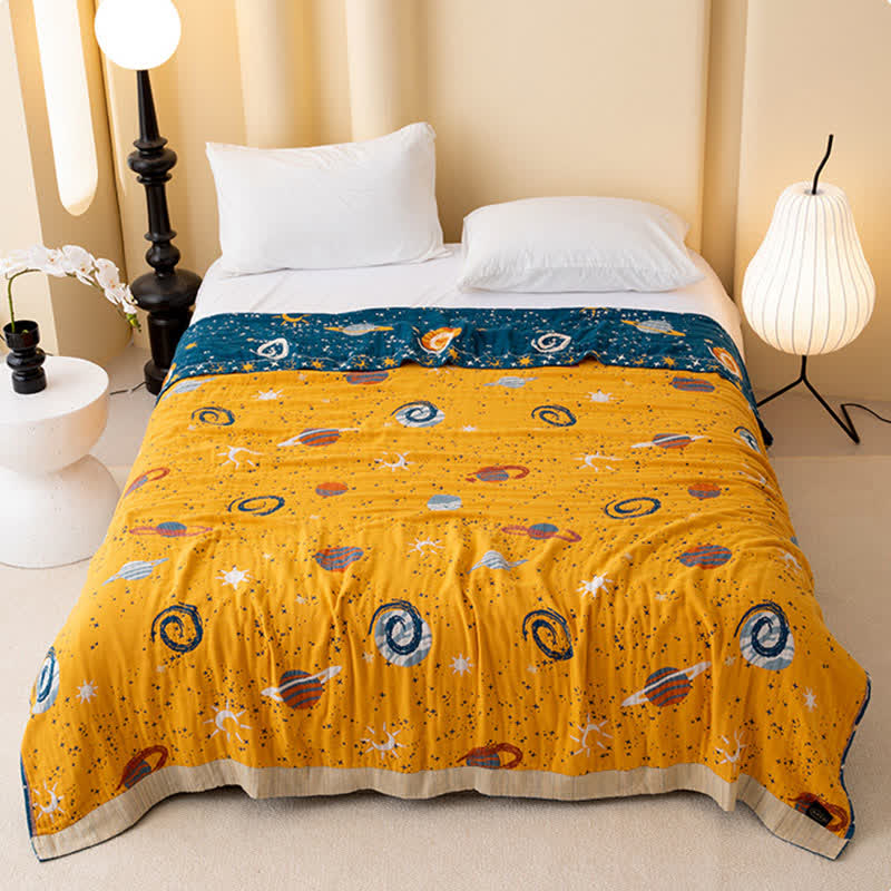 Wendesteppdecke „Dreamy Galaxy“ aus Baumwolle - image 1
