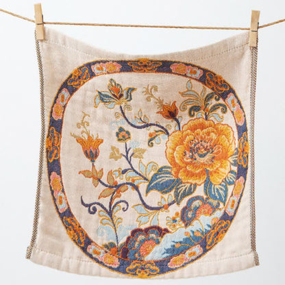 Saugfähiges Küchentuch aus Baumwolle im Vintage-Stil mit Blumenmuster - image 7