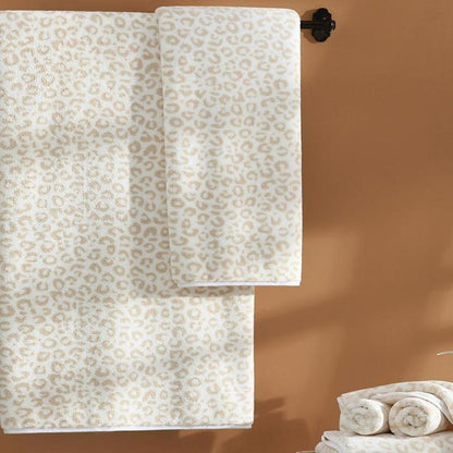 Luxuriöses Badetuch-Set mit Leopardenmuster (3er-Pack) - image 1