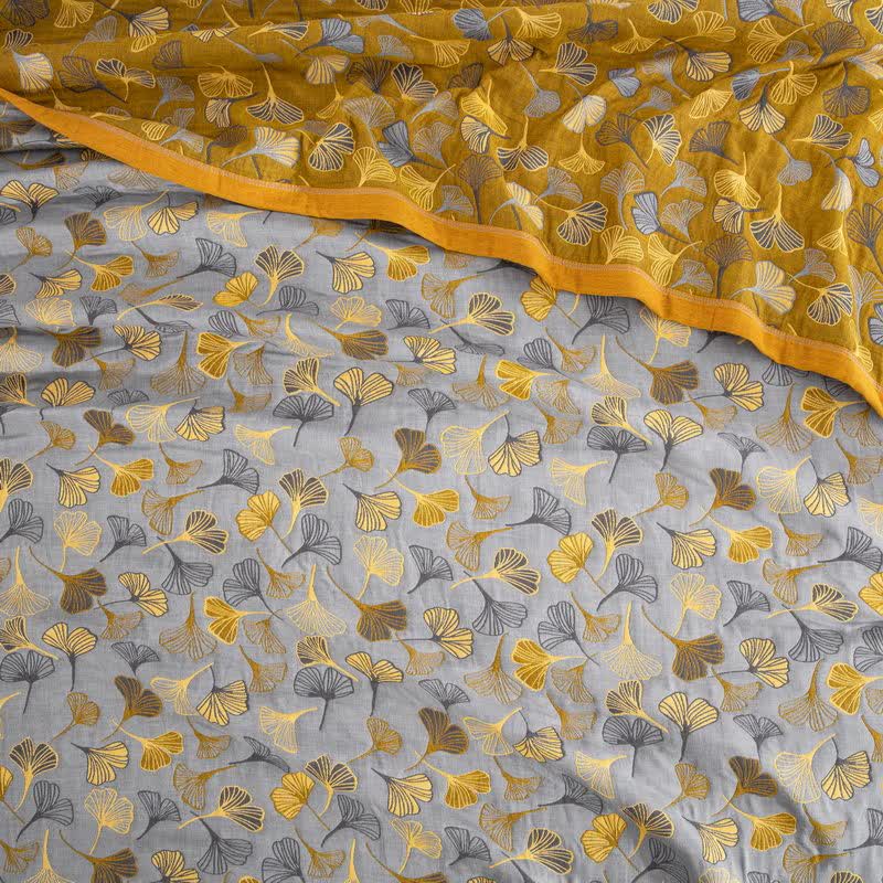 Steppdecke aus Bio-Baumwolle mit Ginkgo Biloba - image 49