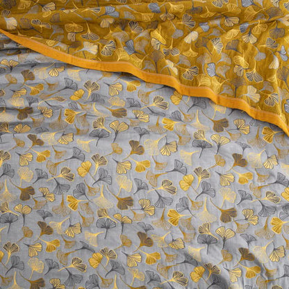 Steppdecke aus Bio-Baumwolle mit Ginkgo Biloba - image 49