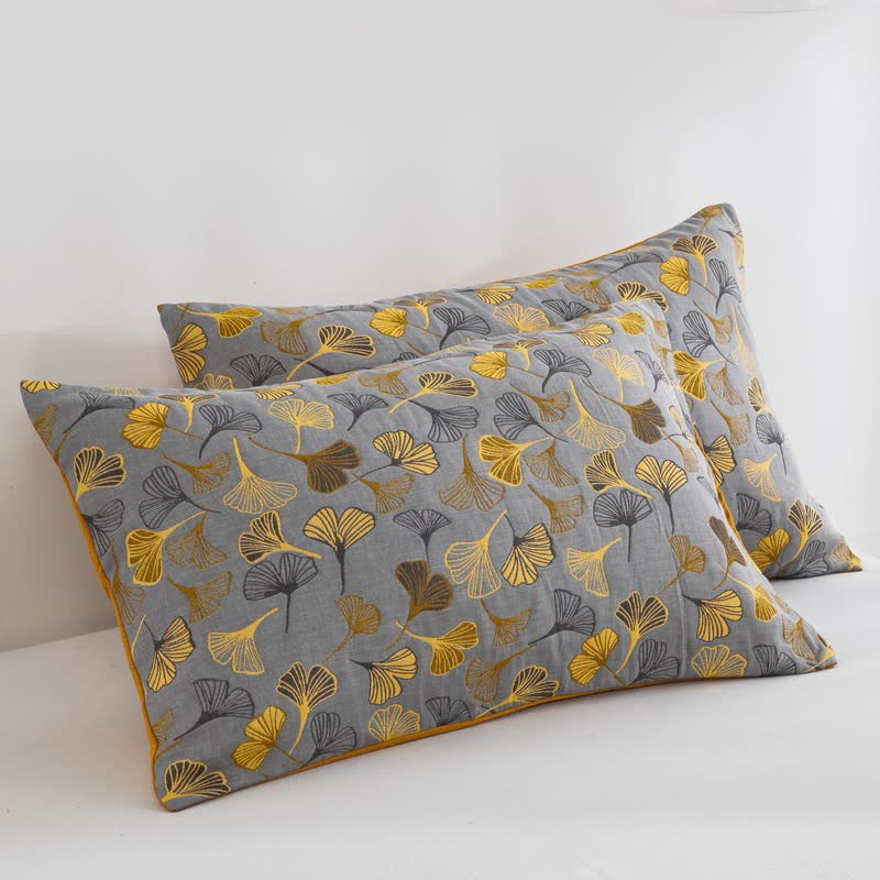Steppdecke aus Bio-Baumwolle mit Ginkgo Biloba - image 46