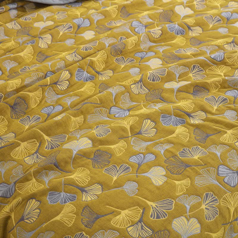 Steppdecke aus Bio-Baumwolle mit Ginkgo Biloba - image 60