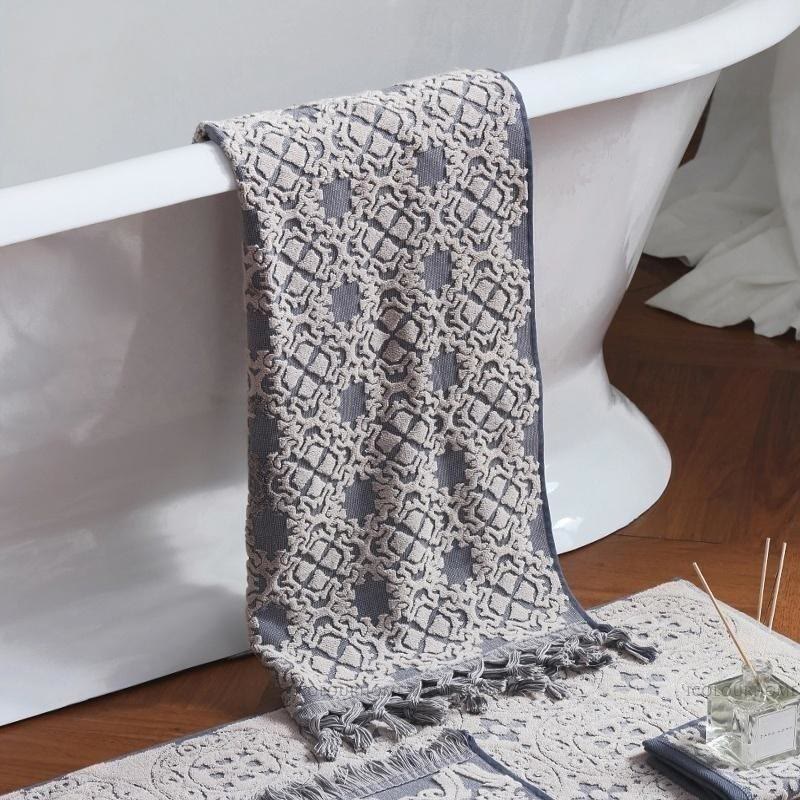 Persisches Badetuch-Set aus reiner Baumwolle (4er-Pack) - Bad - 70 cm x 140 cm - image 7