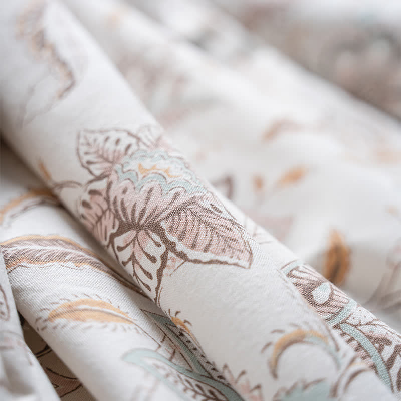 Sofadecke mit Rüschen und Vintage-Blumenmuster - image 7