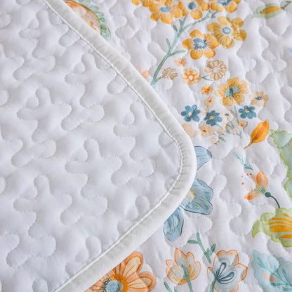 Gestepptes Bettwäscheset aus Baumwolle mit Blumenmuster und Paisleymuster (3-teilig) - image 7