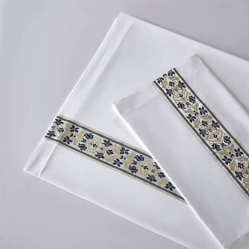 Schlichtes Bettbezug-Set im mediterranen Stil (3-teilig) - image 7