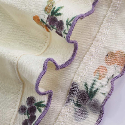 Loungewear-Set aus Baumwollgaze mit Mispelfrüchten - image 3
