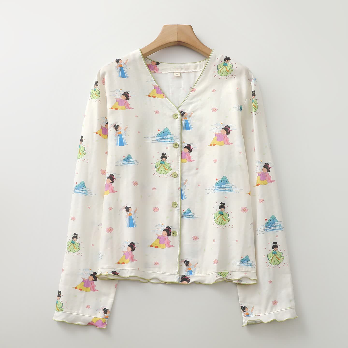 Orientalische Cartoon-Prinzessin-Loungewear aus Baumwollgaze - image 3