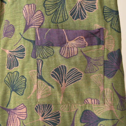 Kimono-Bademantel aus Ginkgo-Biloba-Baumwolle - image 19