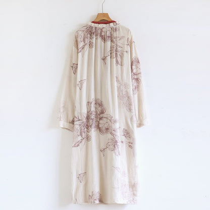 Schmetterling Hanfu inspiriertes Baumwollgaze-Nachthemd - image 1