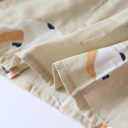 Passender Katzen-Kimono aus Baumwollgaze - image 10