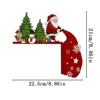 Weihnachtsmann Weihnachtsbaum Tür Eckdekoration - image 8