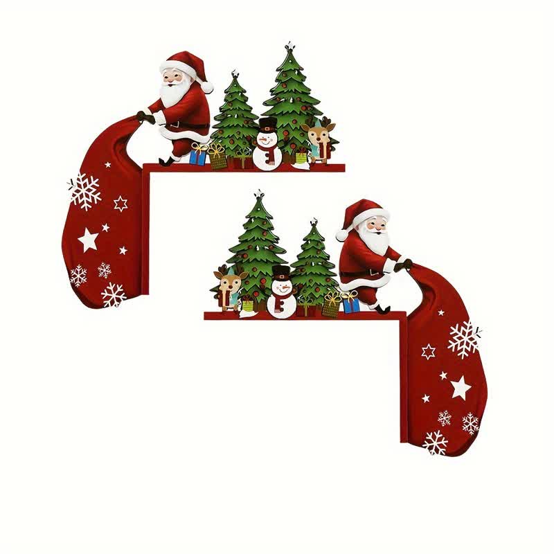 Weihnachtsmann Weihnachtsbaum Tür Eckdekoration - image 5