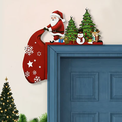 Weihnachtsmann Weihnachtsbaum Tür Eckdekoration - image 9