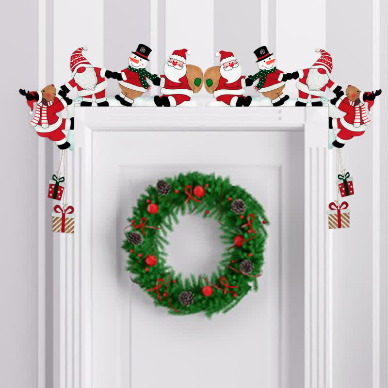 Weihnachtsmann-Team-Türecke, Weihnachtsdekoration - image 1
