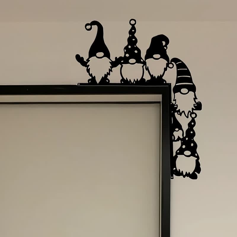 Wunderlicher Wichtel-Weihnachts-Tür-Eck-Dekor - image 3
