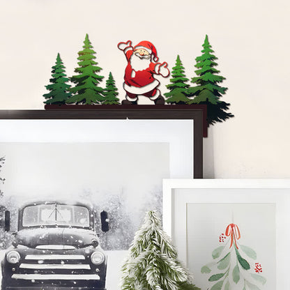 Weihnachts-Türrahmen-Eckornament - 4 STÜCKE - 12" x 9" - image 1