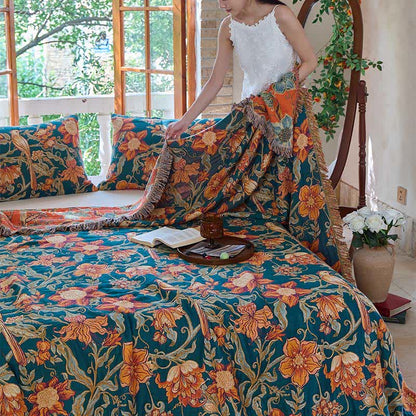 Luxuriöse, florale Baumwoll-Quastendecke - image 6