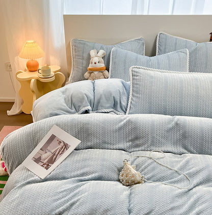 Luxuriöses Fleece-Winterbettwäscheset (4-teilig) - image 6