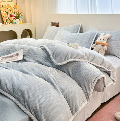 Luxuriöses Fleece-Winterbettwäscheset (4-teilig) - image 3