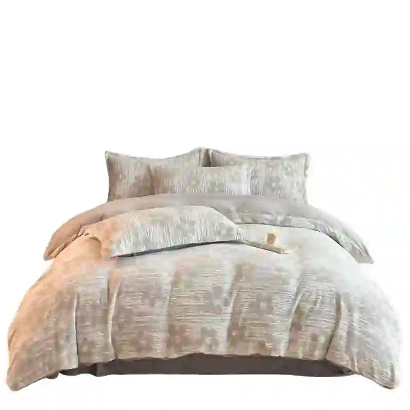 Kuscheliges, dickes Bettwäscheset aus geprägtem Fleece (4-teilig) - image 13