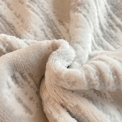 Kuscheliges, dickes Bettwäscheset aus geprägtem Fleece (4-teilig) - image 7