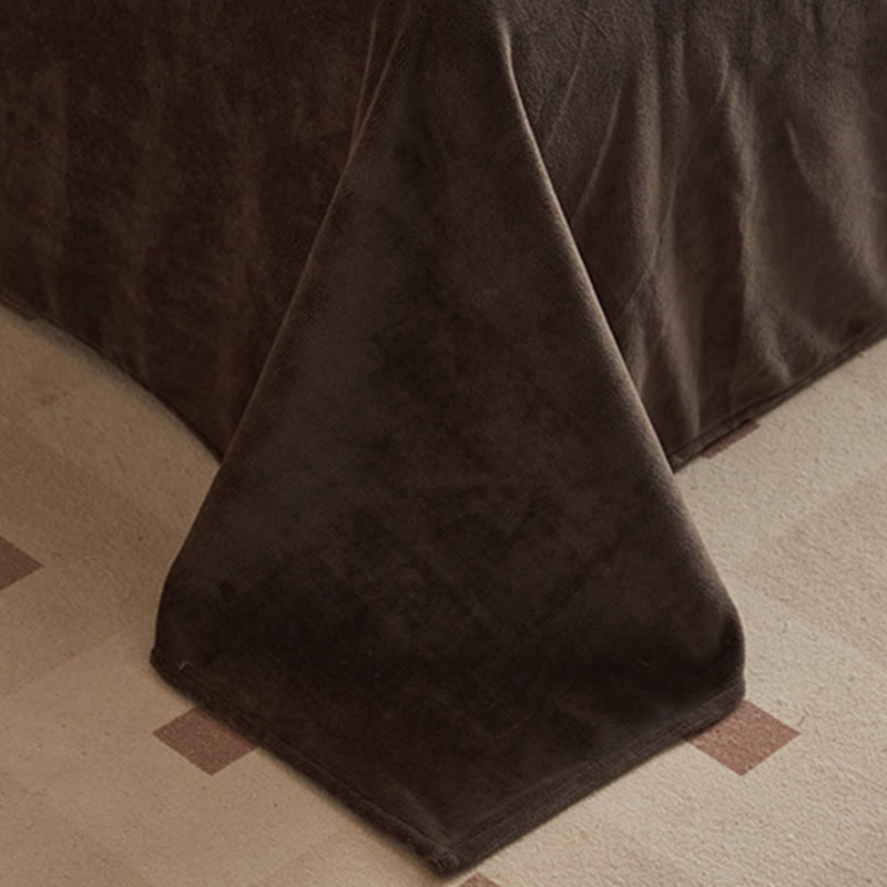 Klassisches, kariertes, gemütliches, dickes Bettwäscheset (4-teilig) - image 37