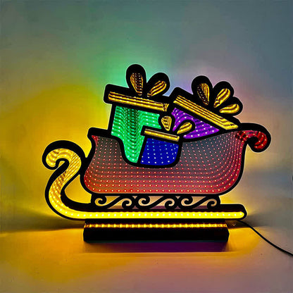 Ownkoti Weihnachtsschlitten 3D-Tunnellicht - image 1