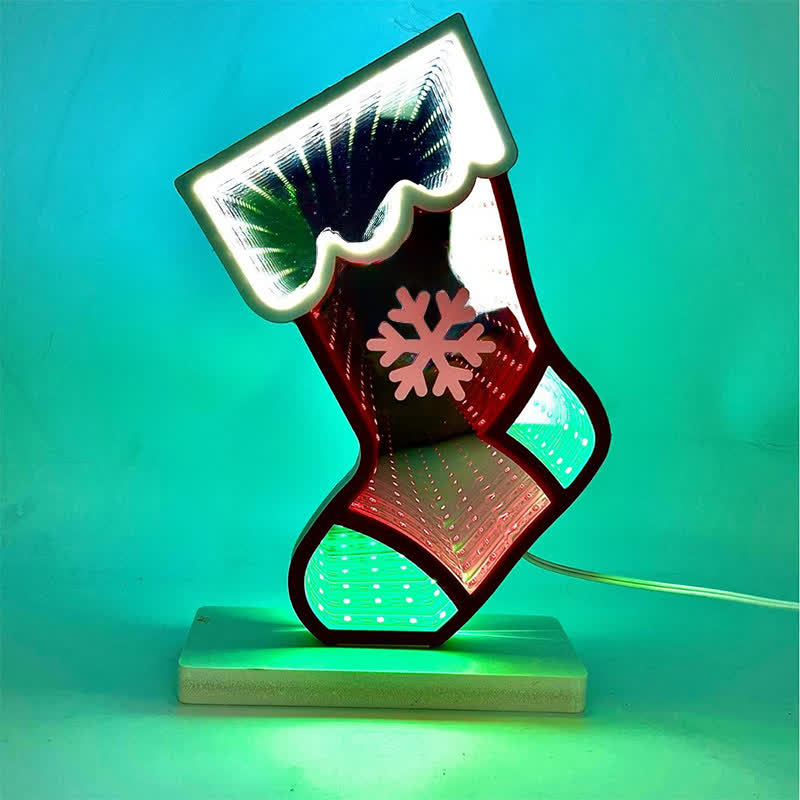 Ownkoti Weihnachtssocke 3D-Tunnellicht - image 1