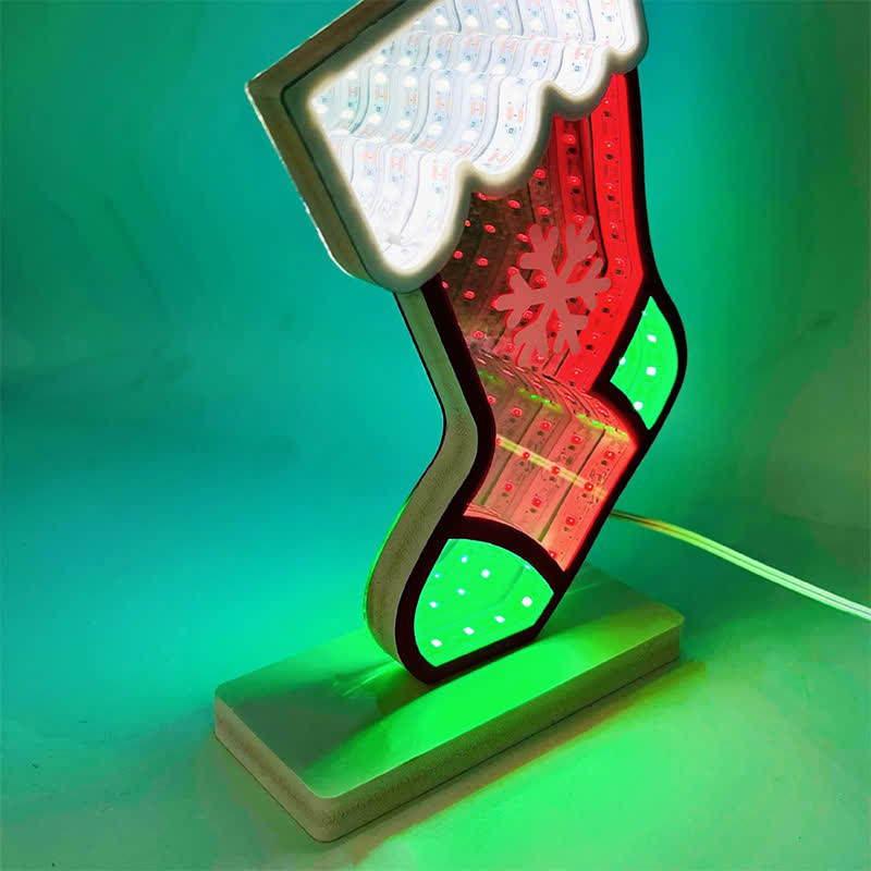 Ownkoti Weihnachtssocke 3D-Tunnellicht - image 2