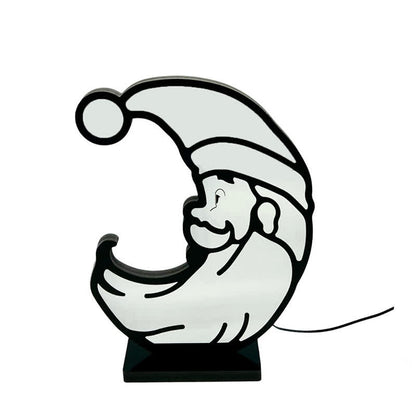 Ownkoti 3D-Weihnachtsmann-Unendlichkeitslichter - image 4