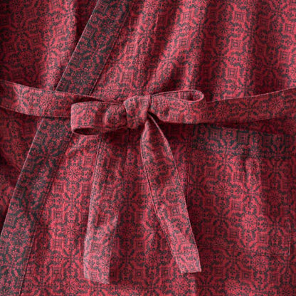 Ownkoti – Weihnachtsinspirierter Kimono-Bademantel aus Baumwollgaze - image 13