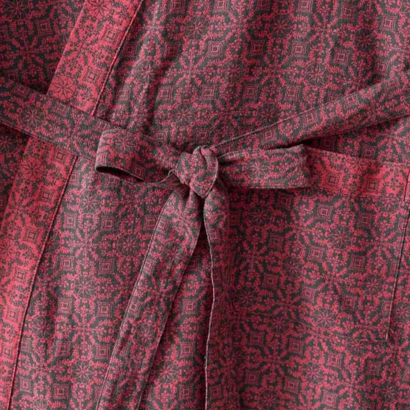 Ownkoti – Weihnachtsinspirierter Kimono-Bademantel aus Baumwollgaze - image 5