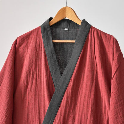 Ownkoti – Minimalistischer Kimono-Bademantel aus fester Baumwollgaze - image 11