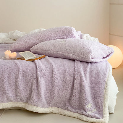 Ownkoti Bow Sherpa Wende-Überwurfdecke - image 15