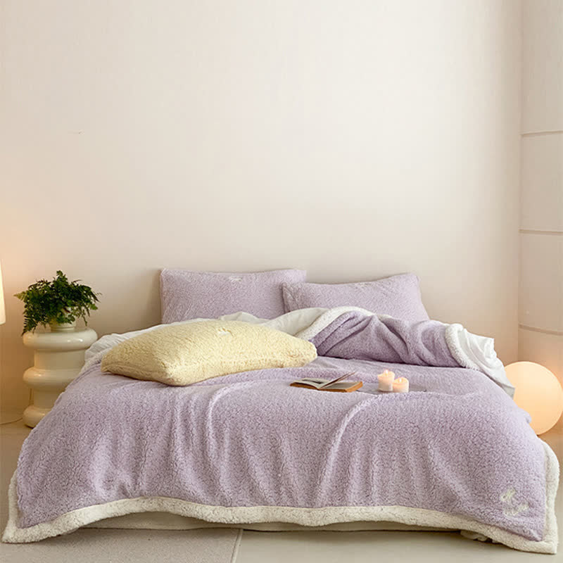 Ownkoti Bow Sherpa Wende-Überwurfdecke - image 14