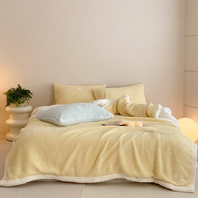 Ownkoti Bow Sherpa Wende-Überwurfdecke - image 6