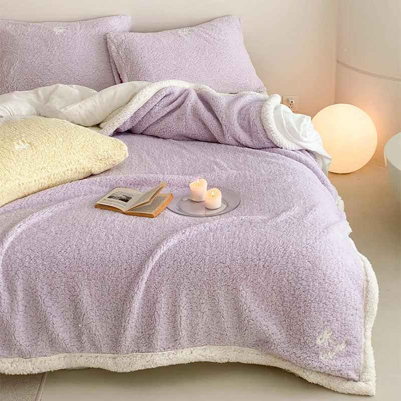 Ownkoti Bow Sherpa Wende-Überwurfdecke - image 16