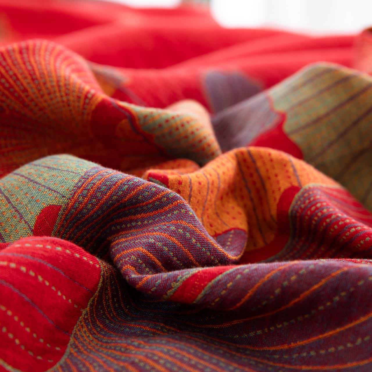 Ownkoti Bettwäsche aus reiner Baumwollgaze mit Ginkgoblatt-Motiv (4-teilig) - image 9