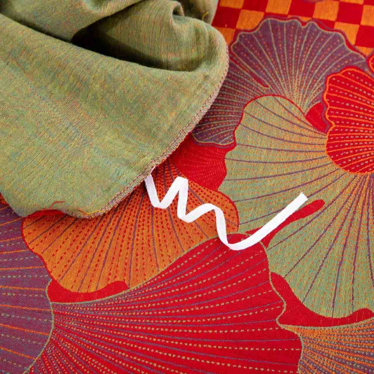 Ownkoti Bettwäsche aus reiner Baumwollgaze mit Ginkgoblatt-Motiv (4-teilig) - image 8