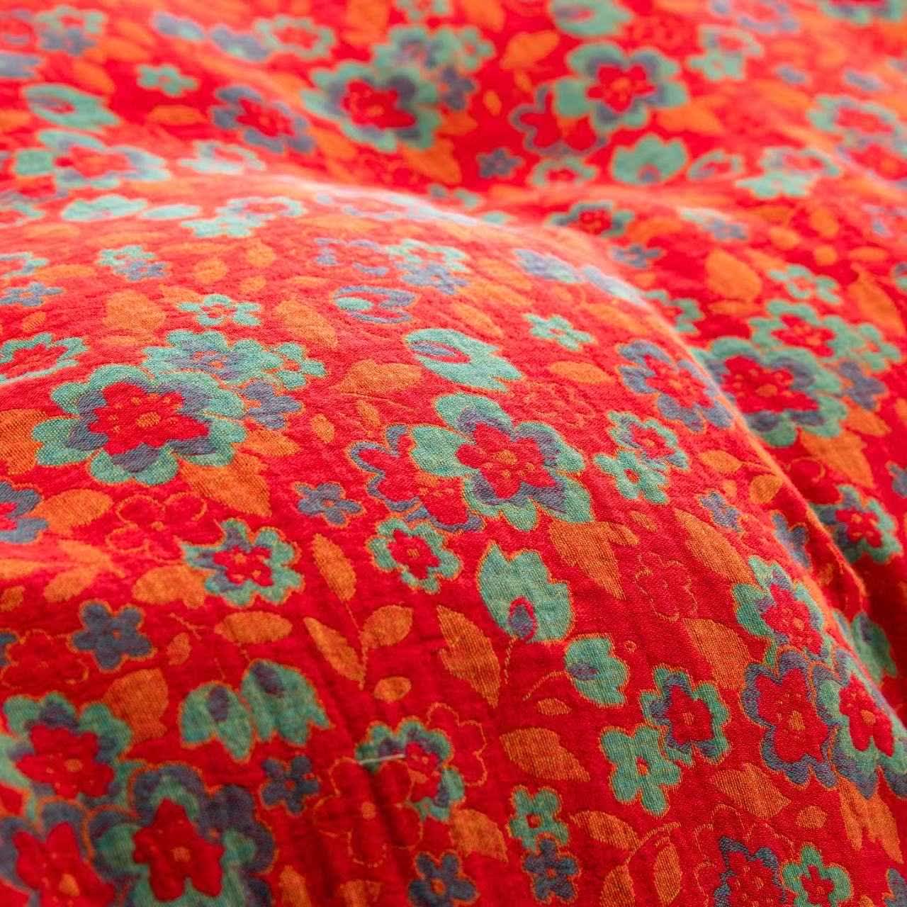 Ownkoti Bettwäsche mit Blumenmuster aus reiner Baumwollgaze (4-teilig) - image 8