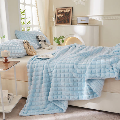 Karierte, dicke, warme Kuscheldecke - image 28