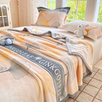 Kuschelige, warme Ginkgo-Blatt-Decke - image 4