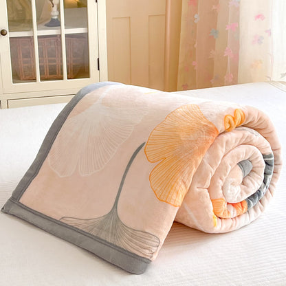 Kuschelige, warme Ginkgo-Blatt-Decke - image 2