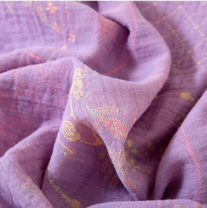 Ownkoti Oriental Retro Jacquard Baumwollgaze Loungewear - image 4