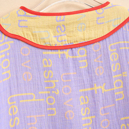 Ownkoti Plus Size Vintage Baumwoll-Nachthemd - image 1