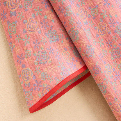 Ownkoti Plus Size Rosenfarbenes Nachthemd aus Baumwollgaze - image 5