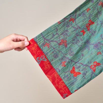 Ownkoti Kimono-Bademantel aus Baumwollgaze im Vintage-Schmetterlingsstil - image 17