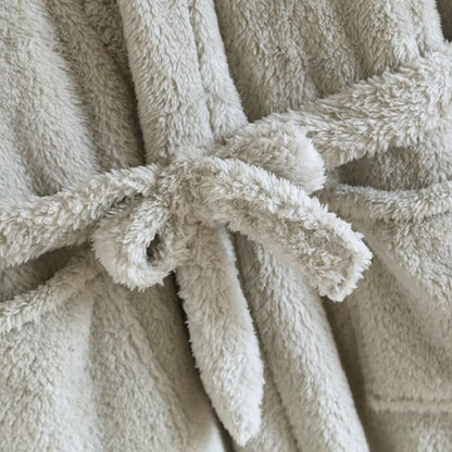 Ownkoti Partner-Bademantel aus Plüsch, einfarbig - image 10